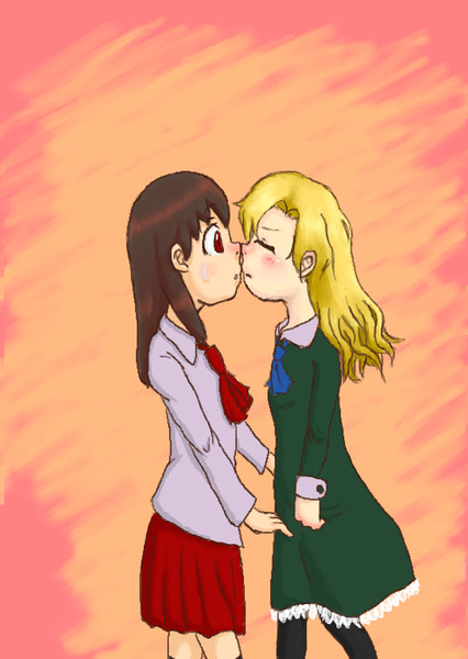 鼻がぶつかった子供同士のキスっていいよね 風味 さんのイラスト ニコニコ静画 イラスト