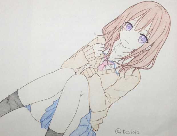 制服女の子を塗らしてもらいました Tasloid たすろいど さんのイラスト ニコニコ静画 イラスト