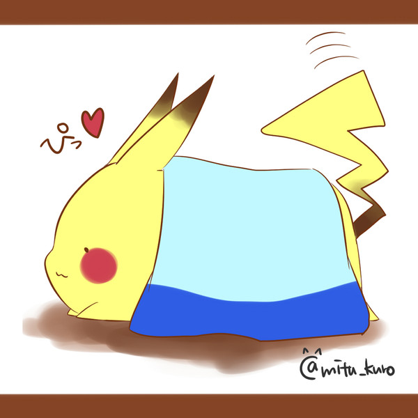 ピカチュウ ౪ フリーアイコン くろみつ 黒野林檎 さんのイラスト ニコニコ静画 イラスト