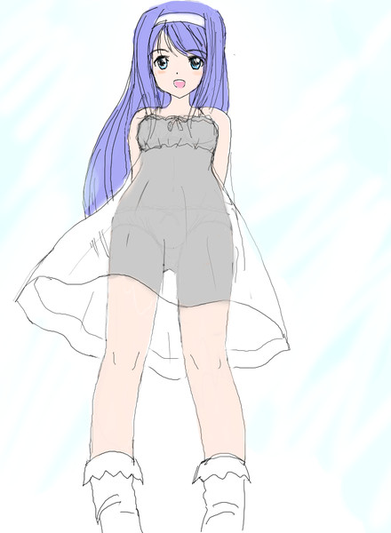 二葉あおいのラフです 7c ナナシー さんのイラスト ニコニコ静画 イラスト