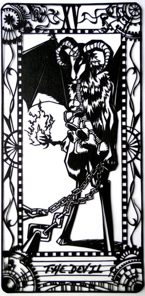 Xv 悪魔 切り絵 切り人きまぐれん さんのイラスト ニコニコ静画 イラスト