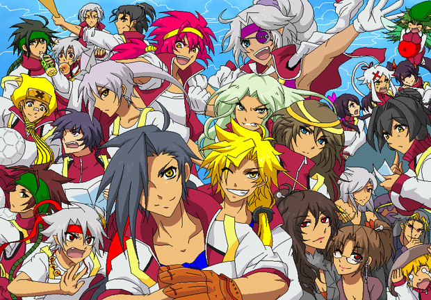 武器擬人化 学園basara 大運動会 羊め さんのイラスト ニコニコ静画 イラスト