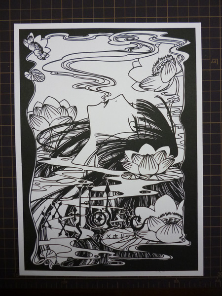 切り絵 Xxxholic 壱原侑子 6作目 バシ さんのイラスト ニコニコ静画 イラスト