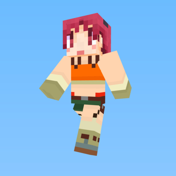 Minecraft ベローズが完成したっぽい スキン 藤山起目粒 May さんのイラスト ニコニコ静画 イラスト