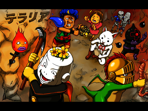 テラリア いい大人達 March さんのイラスト ニコニコ静画 イラスト