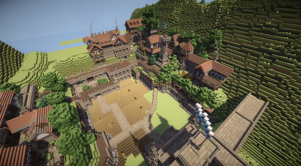 Minecraft 建築中の大聖堂２６ 建築部 As さんのイラスト