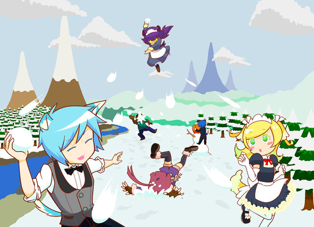雪合戦 Unknown さんのイラスト ニコニコ静画 イラスト