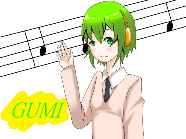 Gumiさんってかわいいよね 乙矢 オトヤ 絵描き動画マン さんのイラスト ニコニコ静画 イラスト