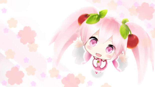 アイフォン用桜ミク壁紙を描いてみた 皇歌 炭鉱夫 さんのイラスト ニコニコ静画 イラスト