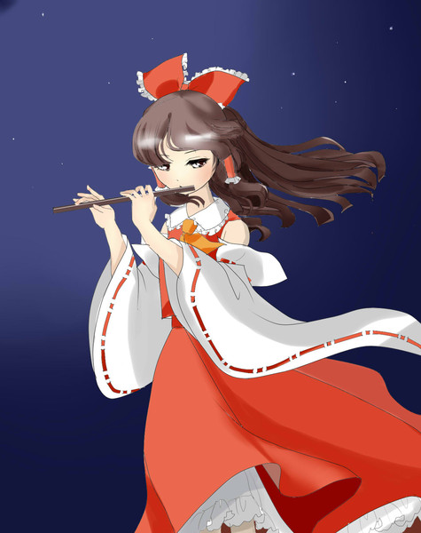 笛巫女 ニコニコ静画 イラスト