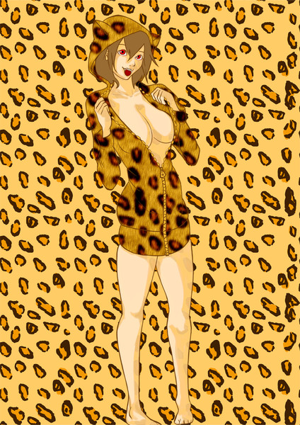 ヒョウ柄 ニコニコ静画 イラスト