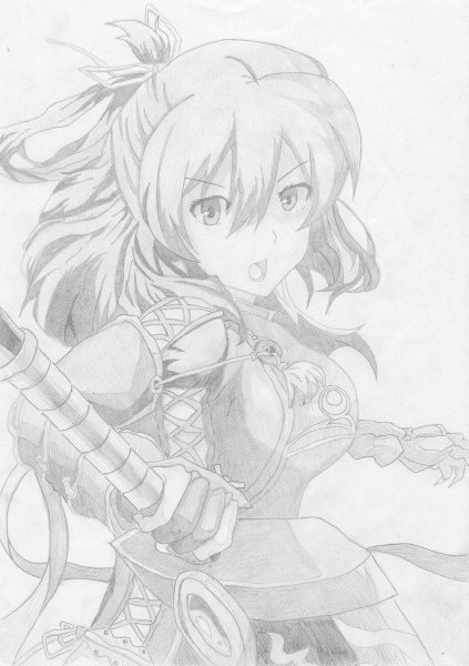 シャーペン 碧の軌跡 リーシャ 描いてみた Cross さんのイラスト ニコニコ静画 イラスト