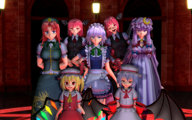 紅魔館の住人 第5回東方ニコ童祭 支援 夜風 さんのイラスト ニコニコ静画 イラスト