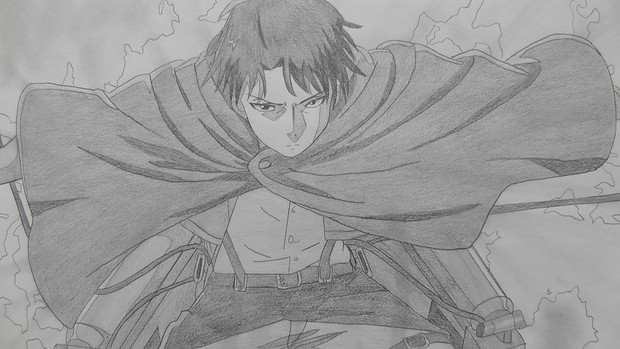 シャーペン 進撃の巨人 リヴァイ兵長 第９話 Animesekai1984 さんのイラスト ニコニコ静画 イラスト