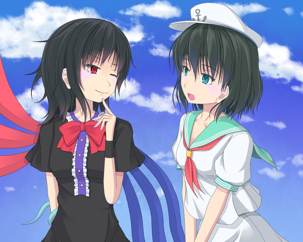ぬえとムラサ カタパル鳥 さんのイラスト ニコニコ静画 イラスト