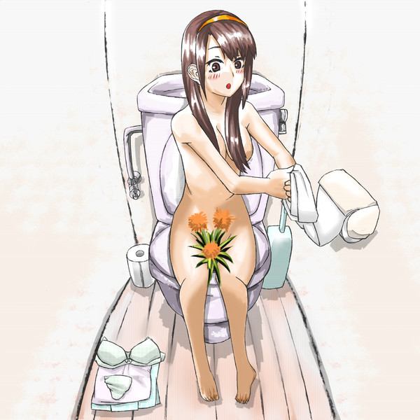 用を足すとき全裸系女子 トムっ子 さんのイラスト ニコニコ静画 イラスト