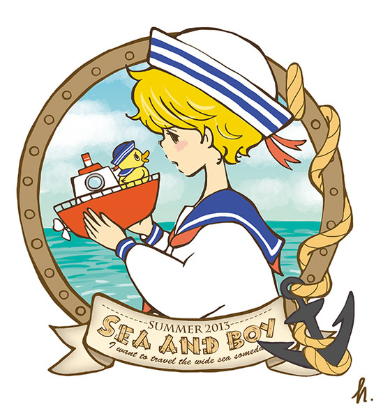 少年と海 はしこ さんのイラスト ニコニコ静画 イラスト