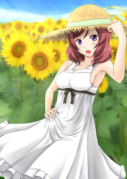 白ワンピ真姫ちゃん 風魔凪 さんのイラスト ニコニコ静画 イラスト