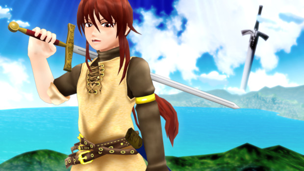 Mmd 剣突き立つ大地 アースティア うさな さんのイラスト ニコニコ静画 イラスト