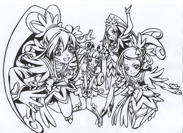 切り絵 ドキドキプリキュア ぞんめ さんのイラスト ニコニコ静画 イラスト