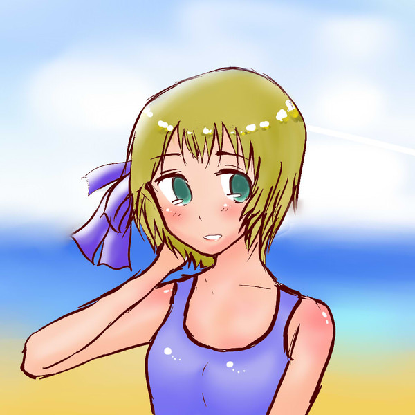 海は綺麗です 燈ノ鶴 さんのイラスト ニコニコ静画 イラスト