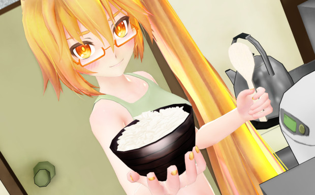 亞北ネル はい ご飯 東豪寺タケル さんのイラスト ニコニコ静画 イラスト