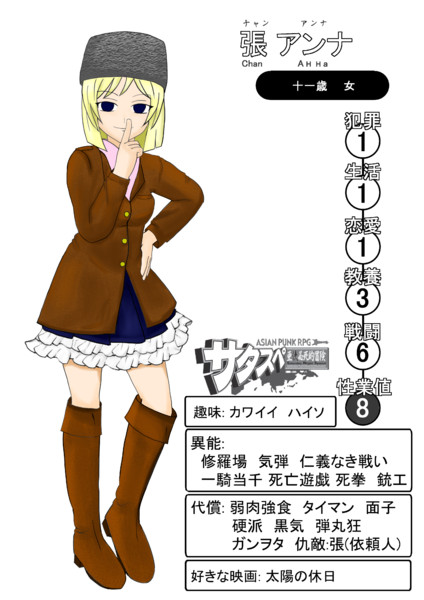 サタスペ キャラ絵 カラー版 モプスぺ ギギ さんのイラスト ニコニコ静画 イラスト
