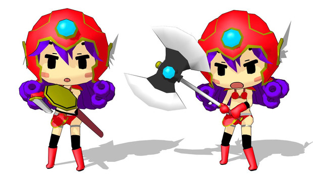 Mmd Chan Co氏風ドラクエ３女戦士の装備 ディプスペ 彡 さんのイラスト ニコニコ静画 イラスト