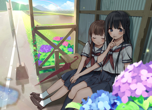印刷可能 バス停 イラスト 綺麗