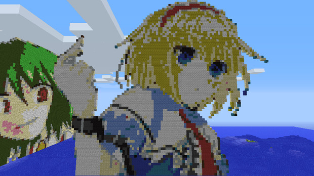 マインクラフト アリス マーガトロイドを作ってみた ドット絵 Fste さんのイラスト ニコニコ静画 イラスト