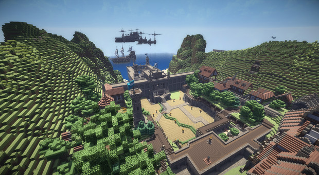 Minecraft 建築中の大聖堂３７ 建築部 As さんのイラスト