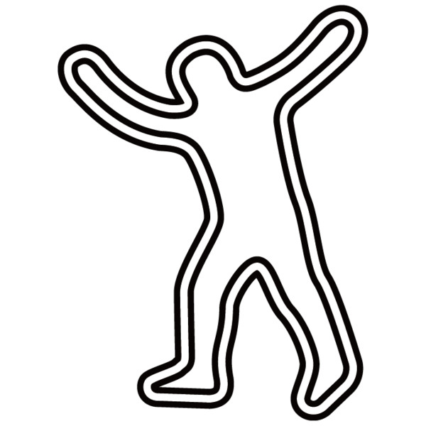 事件現場でよく見かける白線 その１ メタボルタ さんのイラスト ニコニコ静画 イラスト