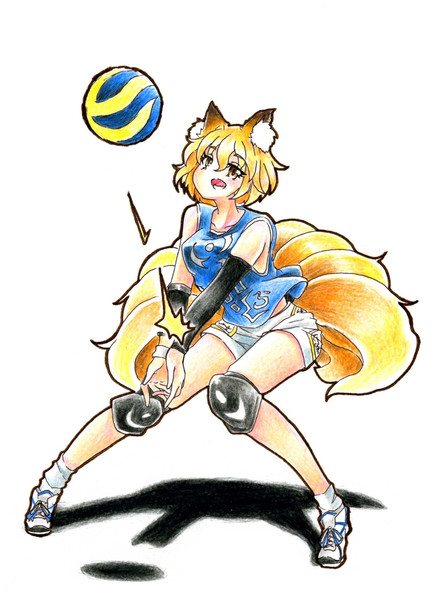 レシーブ藍しゃま ごくう 御供 さんのイラスト ニコニコ静画 イラスト