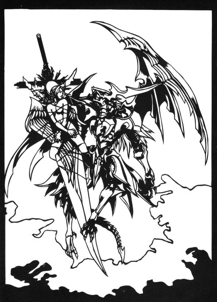 グレンデル(LoV) 切り絵 / たかっしーだっしー さんのイラスト ニコニコ静画 (イラスト)