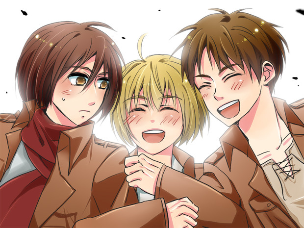 ３人の笑顔 Gnnk さんのイラスト ニコニコ静画 イラスト