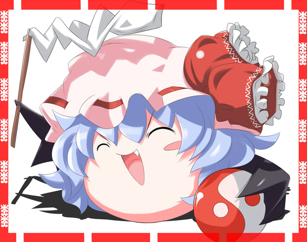 れみりゃ 霊夢装備 きくらげ さんのイラスト ニコニコ静画 イラスト