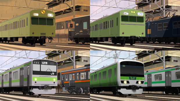 緑の山手線 サハ２０９ サンパチボードｐ さんのイラスト ニコニコ静画 イラスト
