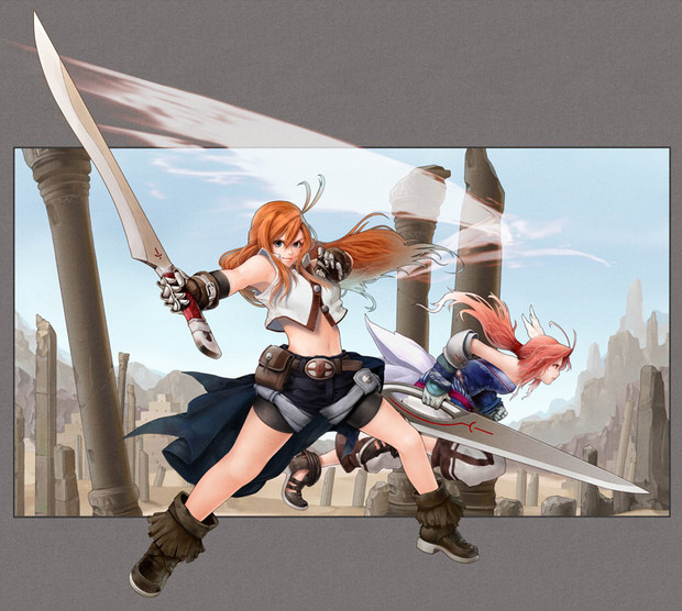 荒野の女戦士 秋沢 摩知 さんのイラスト ニコニコ静画 イラスト