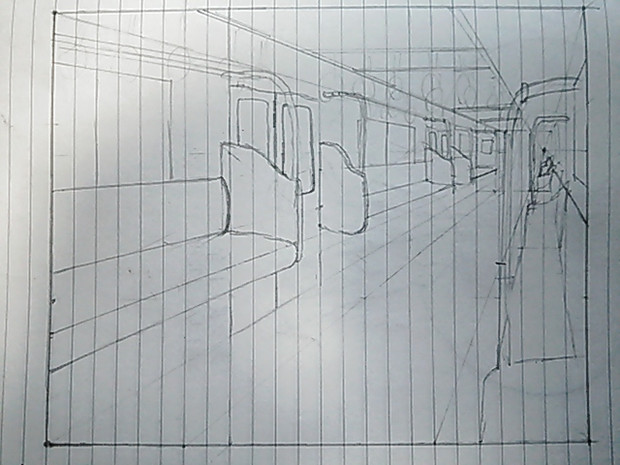 京成電車の車内描いてみた 制御棒 さんのイラスト ニコニコ静画 イラスト