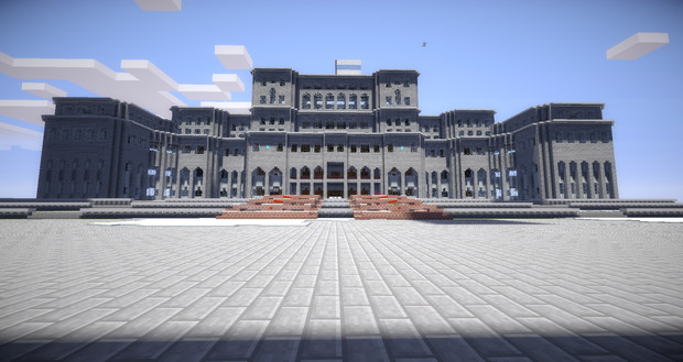 Minecraft 宮殿を建築 Iwaya461 さんのイラスト ニコニコ静画 イラスト