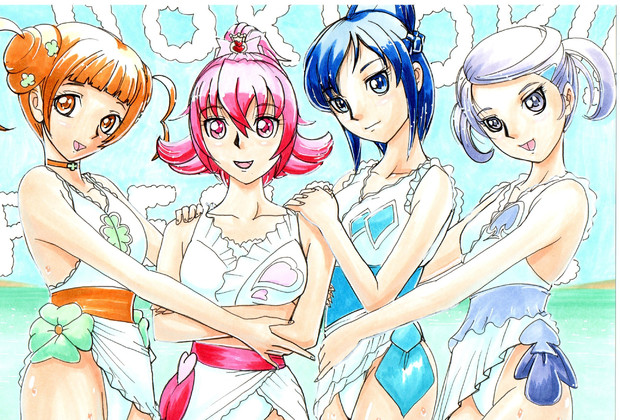 プリキュアに水着回が無いなら 速水 仁 さんのイラスト ニコニコ静画 イラスト