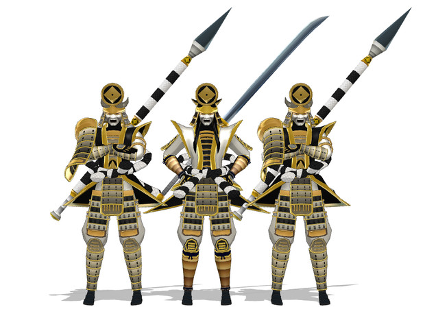 配布終了 戦国basara 三好三人衆モデル 武器 更新 とりごぼう さんのイラスト ニコニコ静画 イラスト