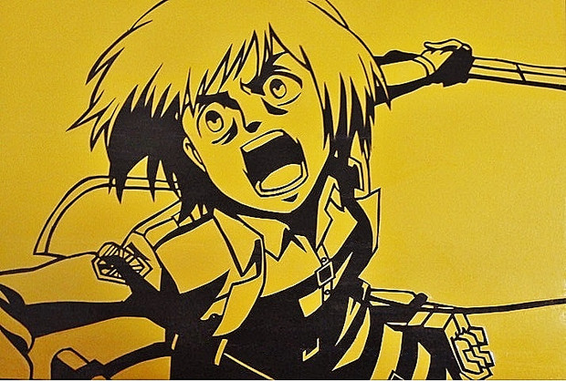 進撃の巨人 切り絵 アルミン あやぱん さんのイラスト ニコニコ静画 イラスト