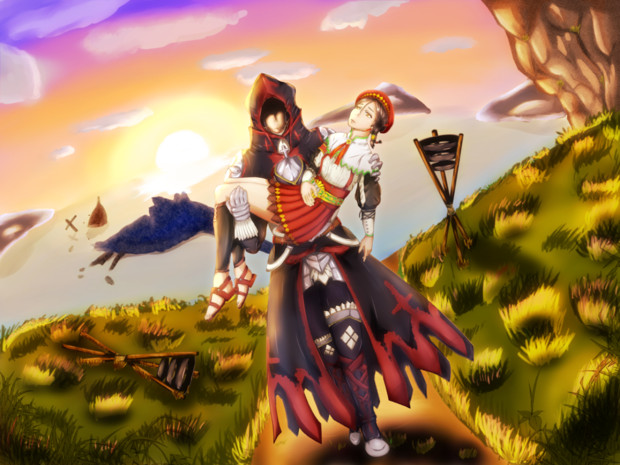 1 斜陽 Mad用 雪見 さんのイラスト ニコニコ静画 イラスト