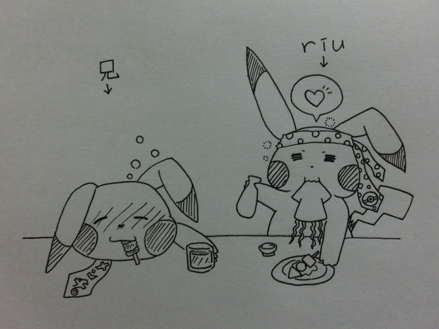 酔っ払いピカチュウ 実の兄貴とコラボ Riu さんのイラスト ニコニコ静画 イラスト