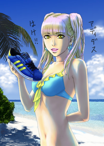 スーパースターと夏（スニーカー絵