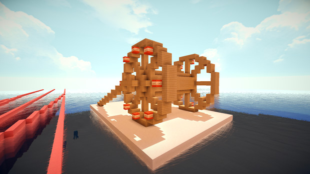 Minecraft 自走式移動機雷 パンジャンドラム アホ毛 さんのイラスト ニコニコ静画 イラスト