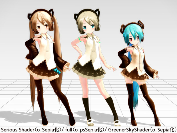 【MME】お手軽にシェーダを改造してみようセット（o_ShaderCustomSet）【配布中】