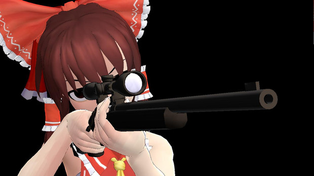 Mmd 博麗レーム Pmdeテスト エフェクト使用テスト静画 たくあん さんのイラスト ニコニコ静画 イラスト