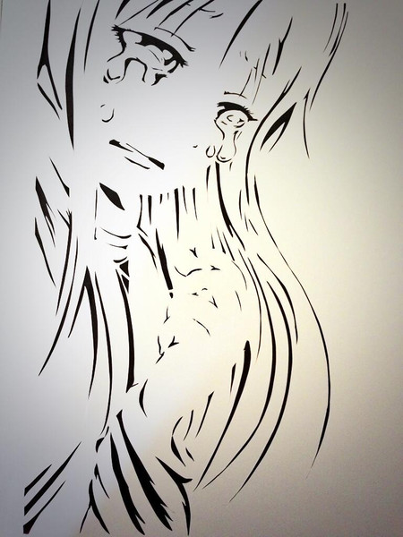 切り絵 ミスミソウ 春花 シオドア さんのイラスト ニコニコ静画 イラスト